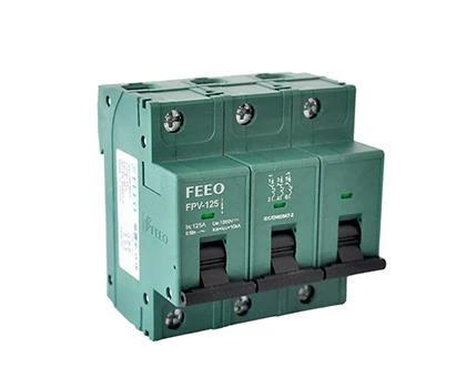 125A DC Mini Circuit Breaker 3P 750V/900V PV Solar DC MCB