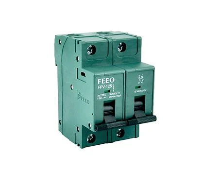125A DC Mini Circuit Breaker 2P PV Solar DC MCB