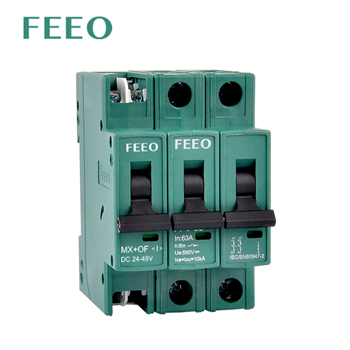 63A DC Mcb MX+OF Auxiliary Switch Remote Control Shutdown